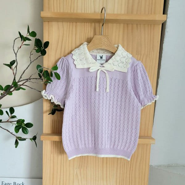 Hanacoco - Korean Children Fashion - #kidsshorts - Blooming Knit