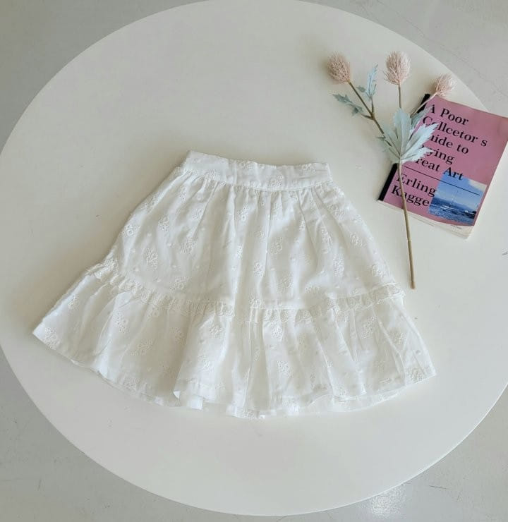 Hanacoco - Korean Children Fashion - #prettylittlegirls - Lace Skirt