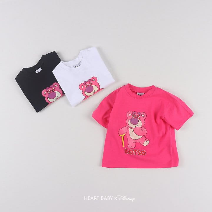Heart Baby - Korean Children Fashion - #fashionkids - L Bear Short Sleeve Tee - 8