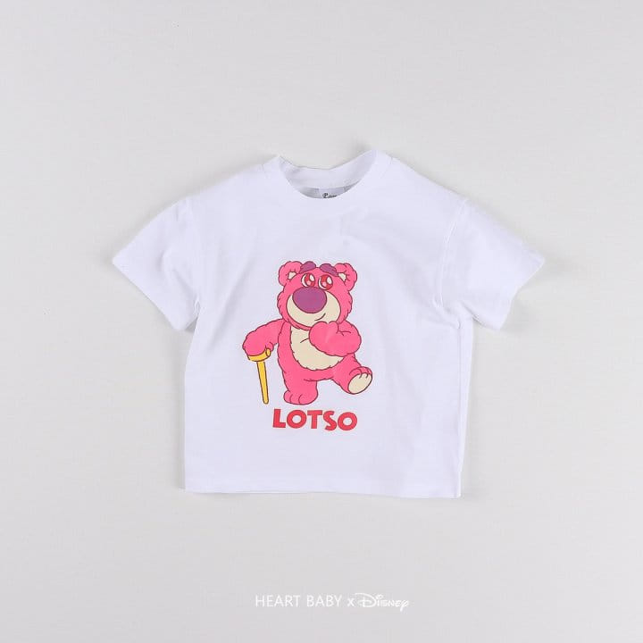 Heart Baby - Korean Children Fashion - #kidsshorts - L Bear Short Sleeve Tee - 9