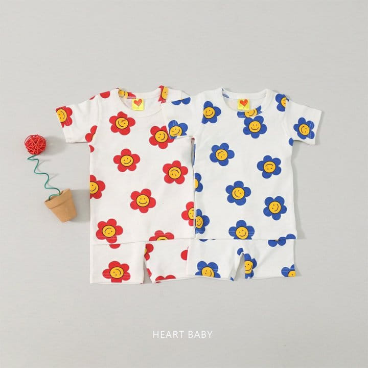 Heart Baby - Korean Children Fashion - #littlefashionista - Daisy Short Sleeve Easy Wear