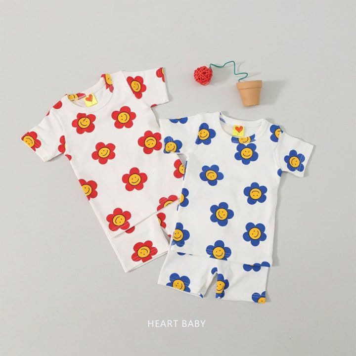 Heart Baby - Korean Children Fashion - #magicofchildhood - Daisy Short Sleeve Easy Wear - 2