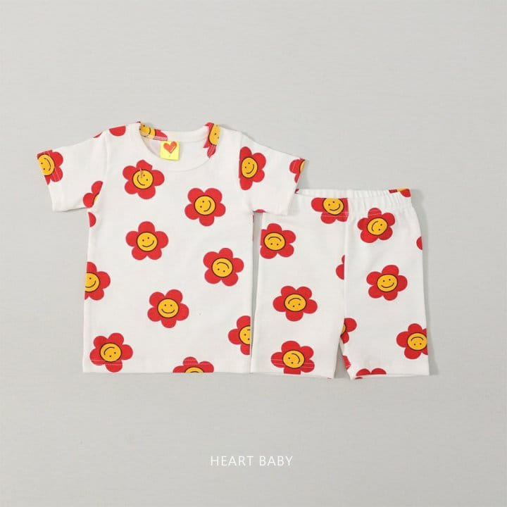 Heart Baby - Korean Children Fashion - #minifashionista - Daisy Short Sleeve Easy Wear - 4