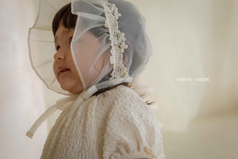 Hi Byebebe - Korean Baby Fashion - #babyboutiqueclothing - Maxi Lace Bonnet 