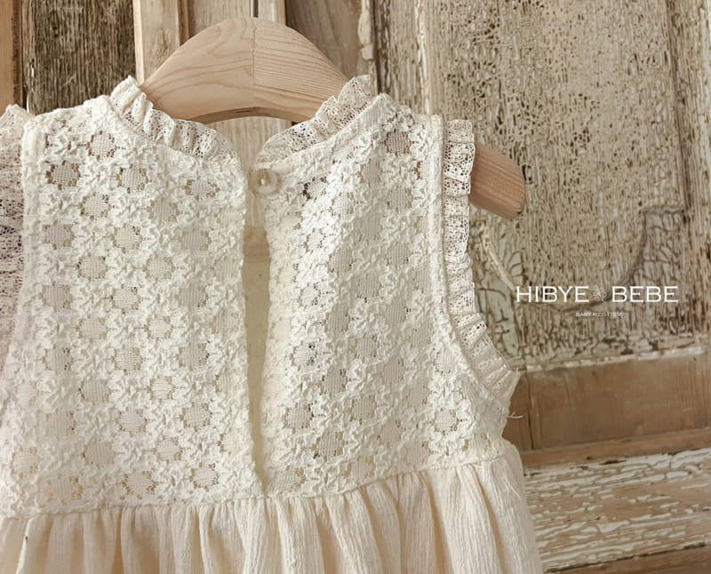 Hi Byebebe - Korean Baby Fashion - #babyfever - Amor Lace One-Piece - 3