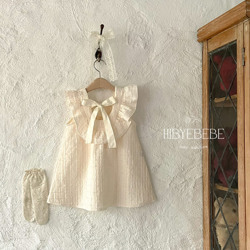 Hi Byebebe - Korean Baby Fashion - #babygirlfashion - Lico Ribbon One-Piece