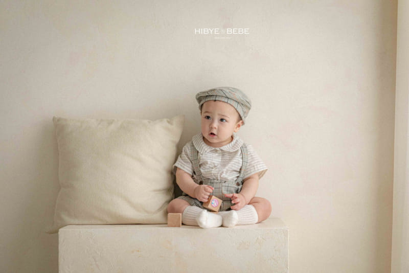 Hi Byebebe - Korean Baby Fashion - #babylifestyle - Chopin Check Beret - 5