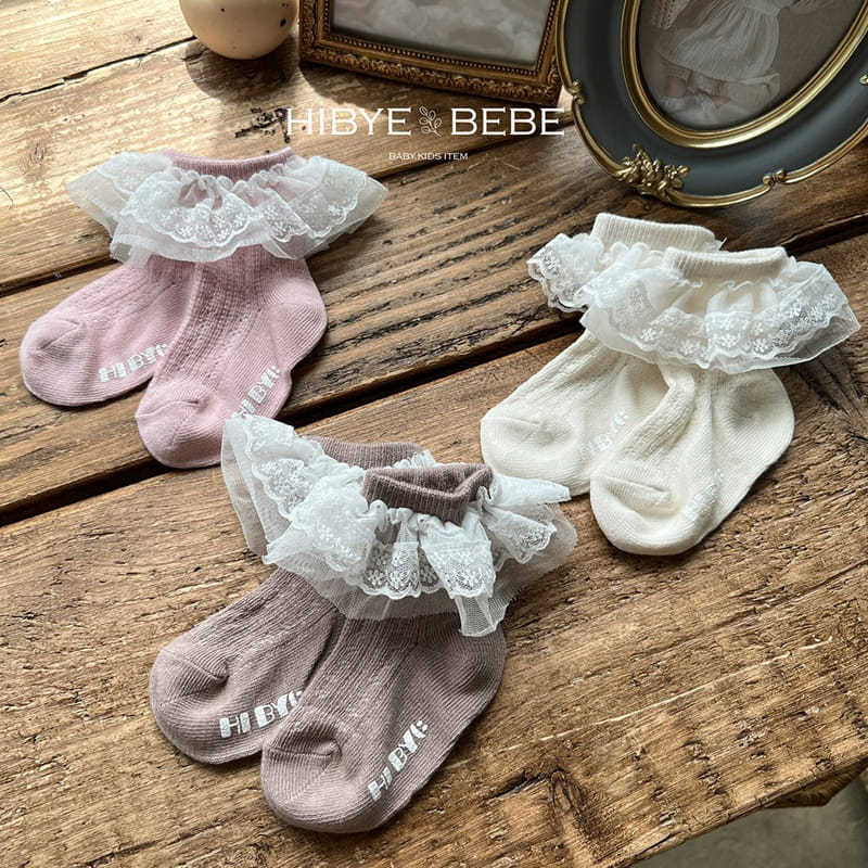 Hi Byebebe - Korean Baby Fashion - #babylifestyle - Lace Socks Set