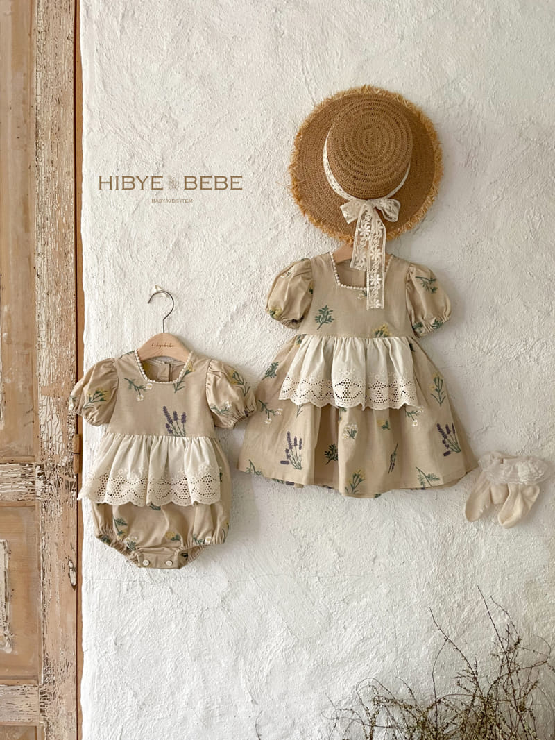 Hi Byebebe - Korean Baby Fashion - #babygirlfashion - Summer Garden One-Piece - 4