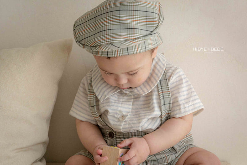 Hi Byebebe - Korean Baby Fashion - #babyoninstagram - Chopin Check Beret - 6