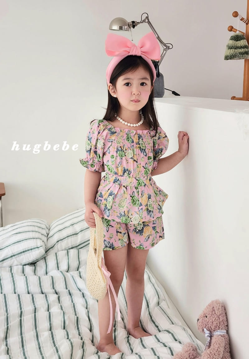 Hug Bebe - Korean Children Fashion - #Kfashion4kids - Floria Top Bottom Set - 3