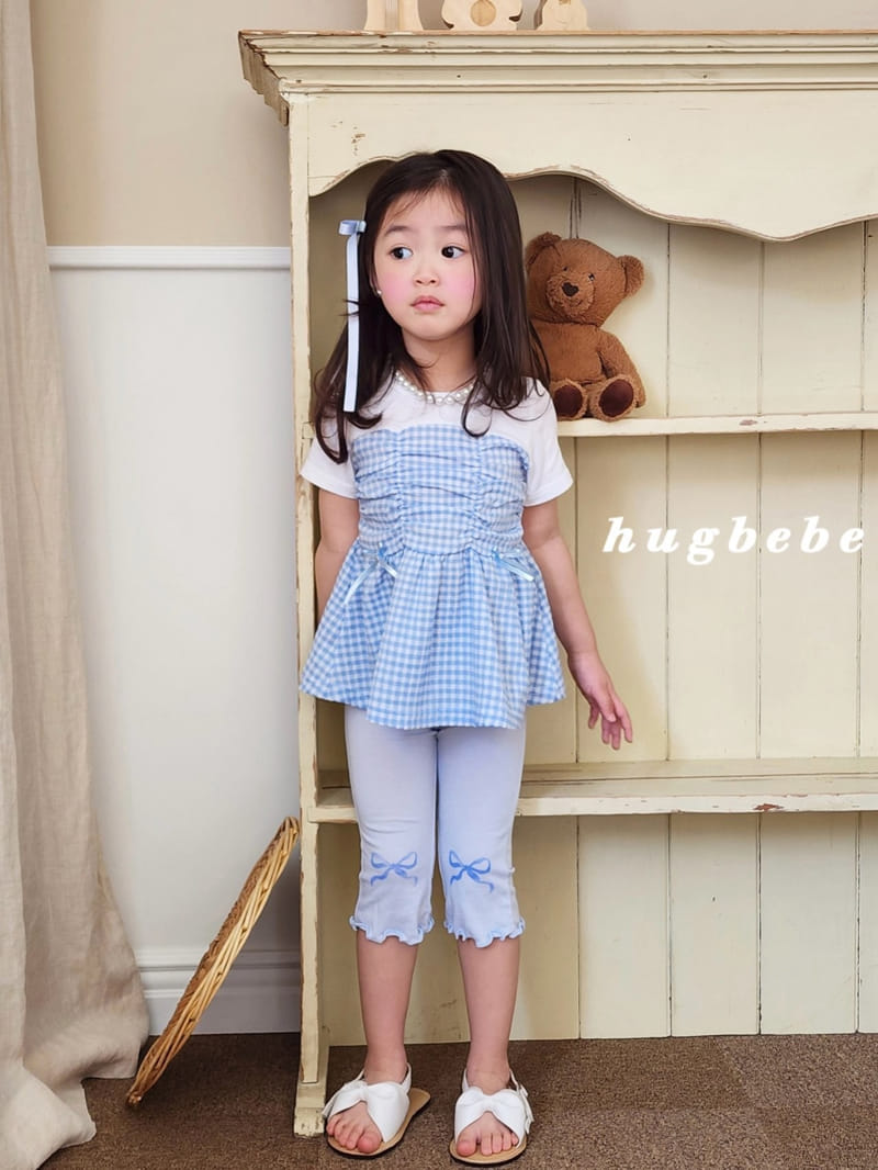 Hug Bebe - Korean Children Fashion - #Kfashion4kids - Alice Ribbon Check Blouse - 9