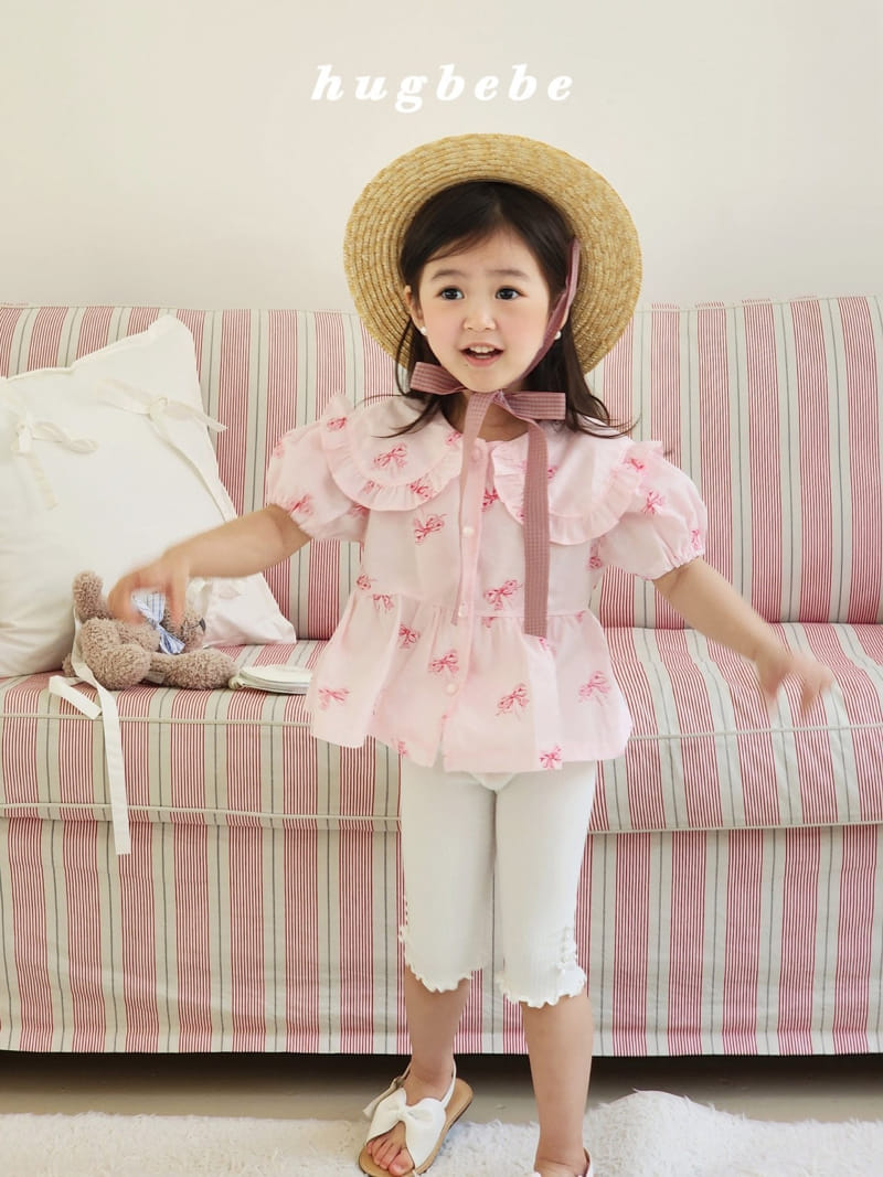 Hug Bebe - Korean Children Fashion - #Kfashion4kids - Big Collar Ribbon Blouse - 7