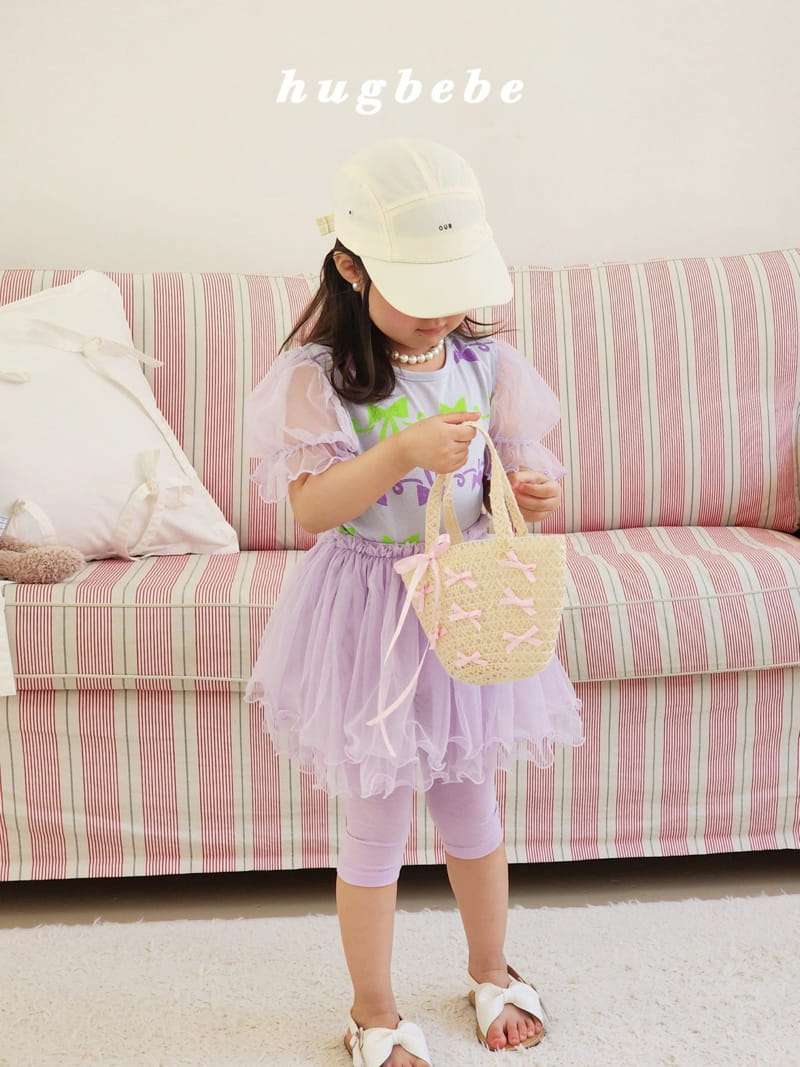 Hug Bebe - Korean Children Fashion - #Kfashion4kids - Nobang Puff Ribbon Paint Tee - 7