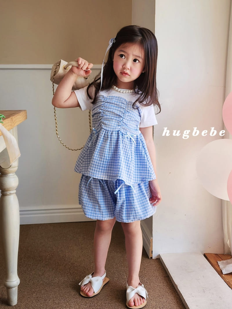 Hug Bebe - Korean Children Fashion - #childofig - Ribbon Check Pumpkin Pants - 2