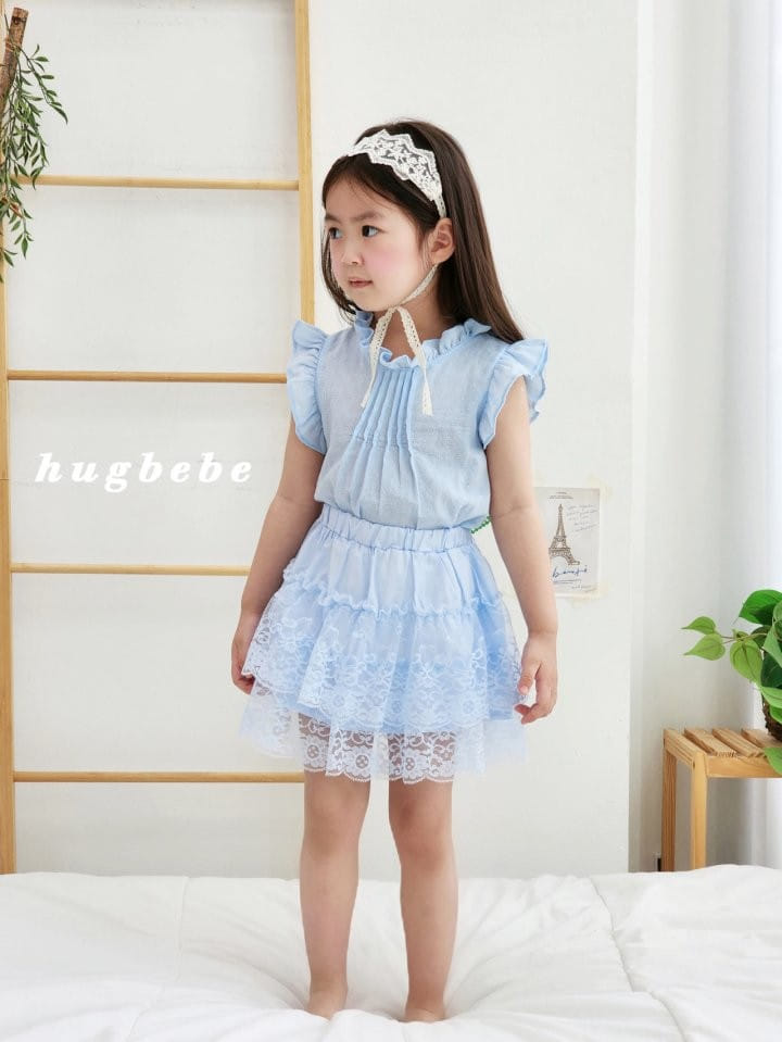 Hug Bebe - Korean Children Fashion - #childrensboutique - Eyelt Kan Kan Skirt - 3