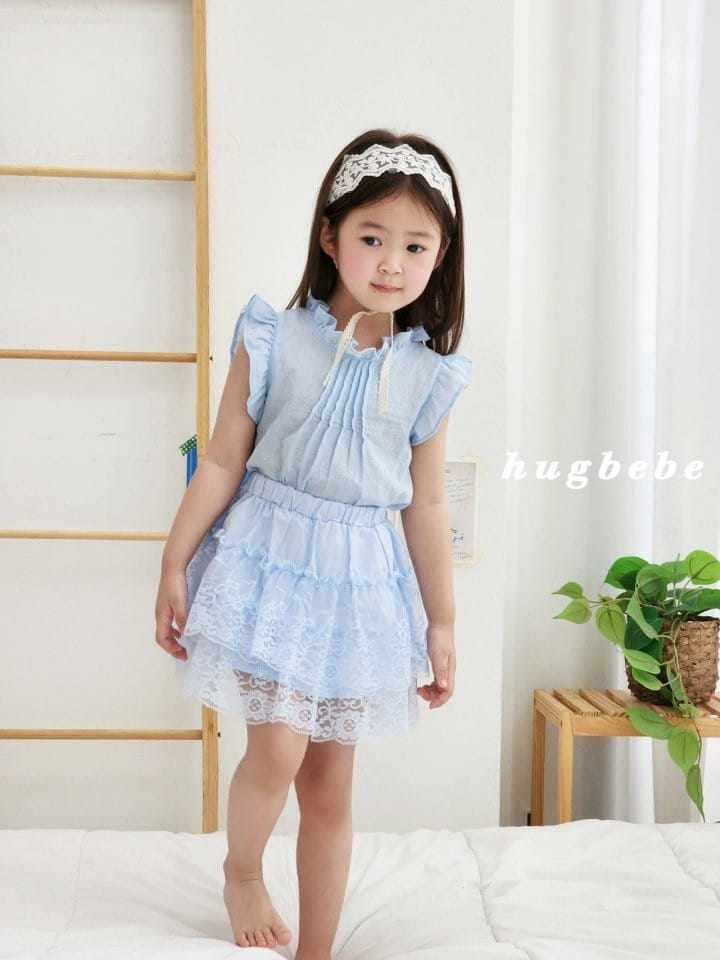 Hug Bebe - Korean Children Fashion - #designkidswear - Baby Doll Frill Blouse