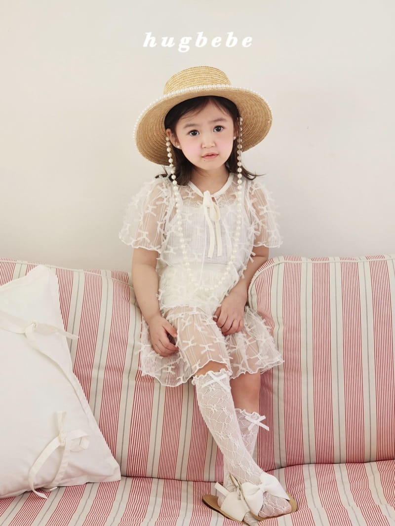 Hug Bebe - Korean Children Fashion - #designkidswear - Ribbon Lace Cardigan - 2