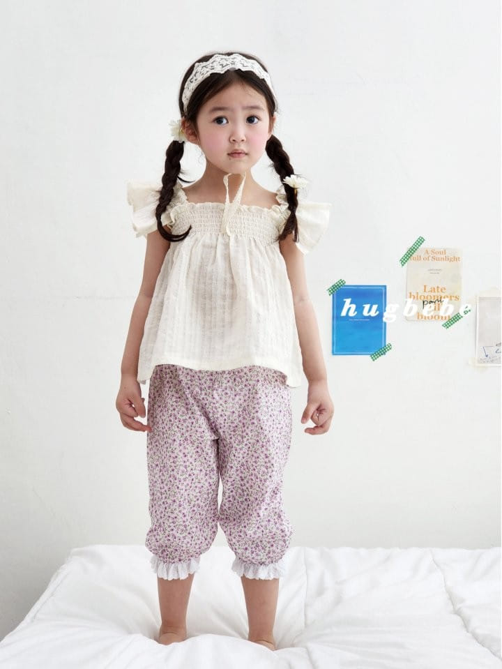 Hug Bebe - Korean Children Fashion - #discoveringself - Small Flower Lace Cropped Shorts