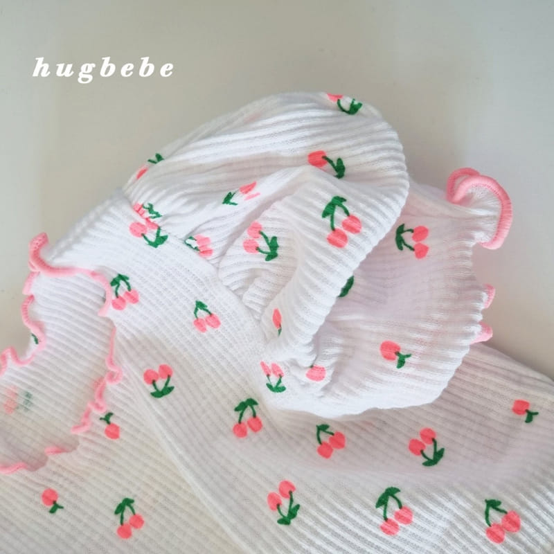 Hug Bebe - Korean Children Fashion - #fashionkids - Cherry Day Puff Tee - 6