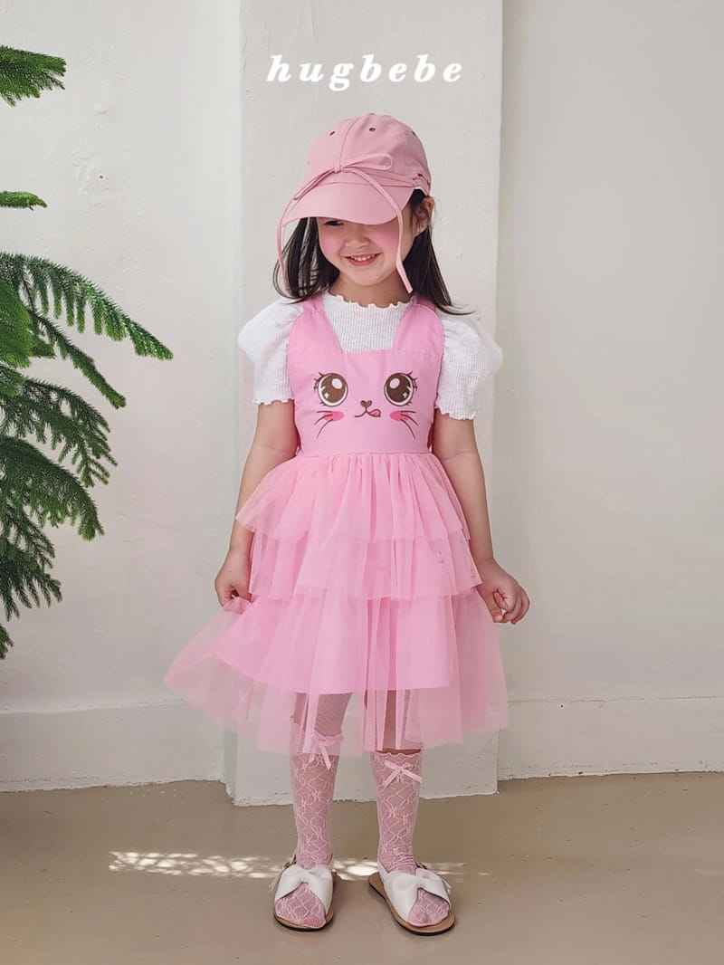 Hug Bebe - Korean Children Fashion - #fashionkids - Basic Rib Puff Tee - 2