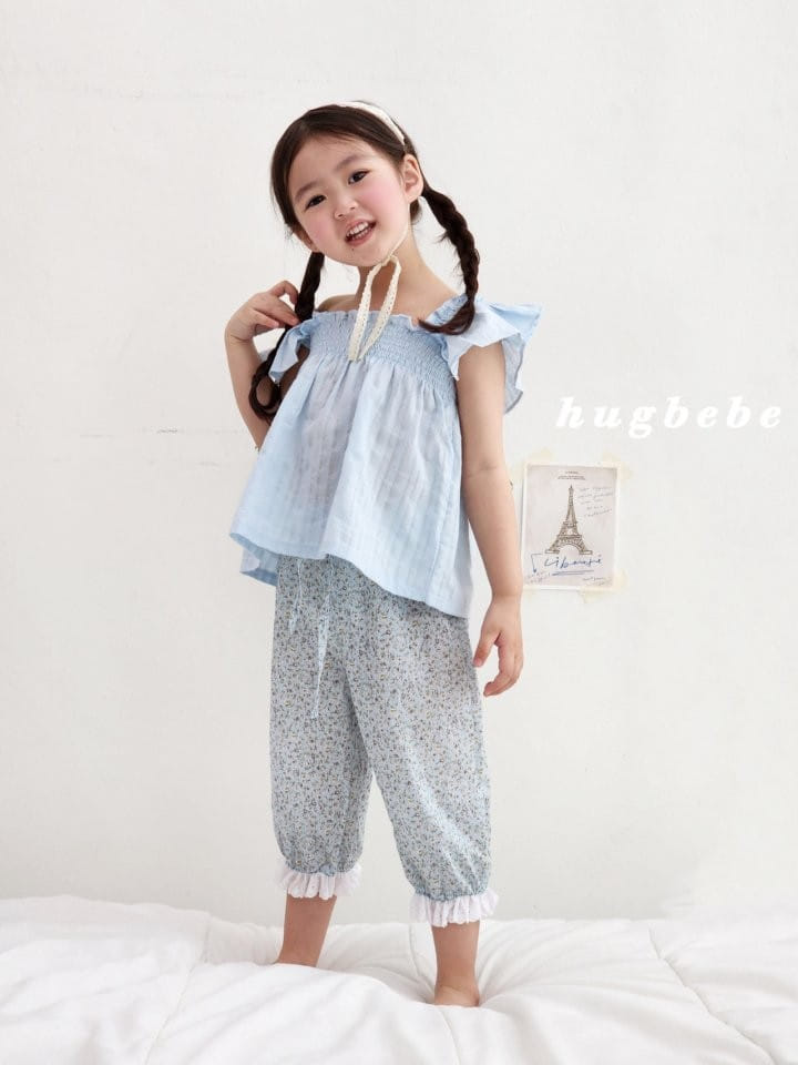 Hug Bebe - Korean Children Fashion - #kidsshorts - Frill Wing L Blouse - 6