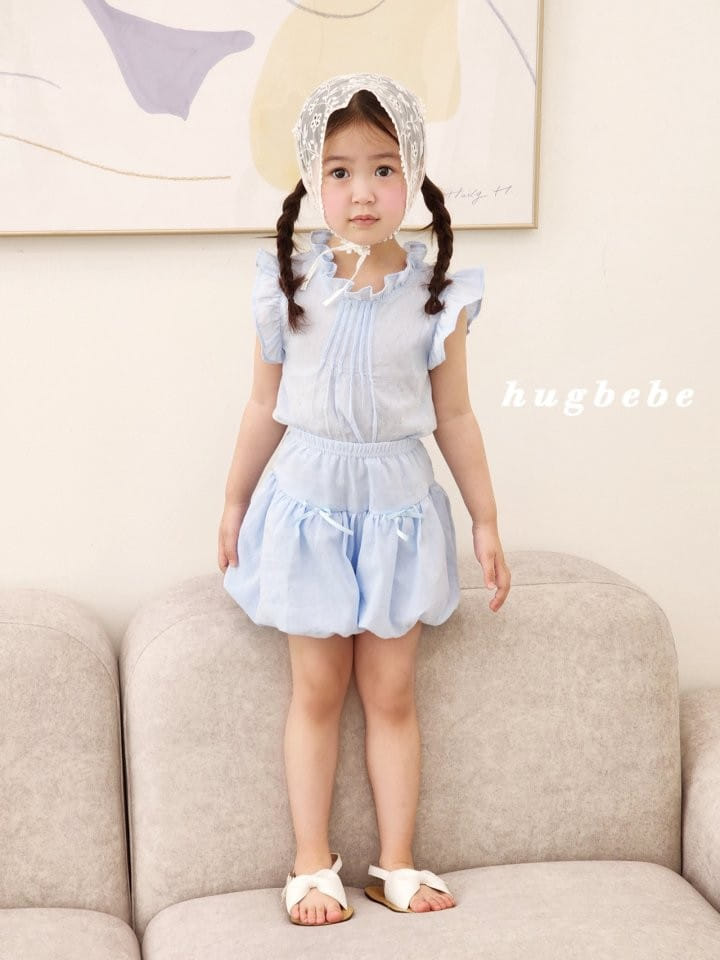 Hug Bebe - Korean Children Fashion - #fashionkids - Baby Doll Frill Blouse - 4