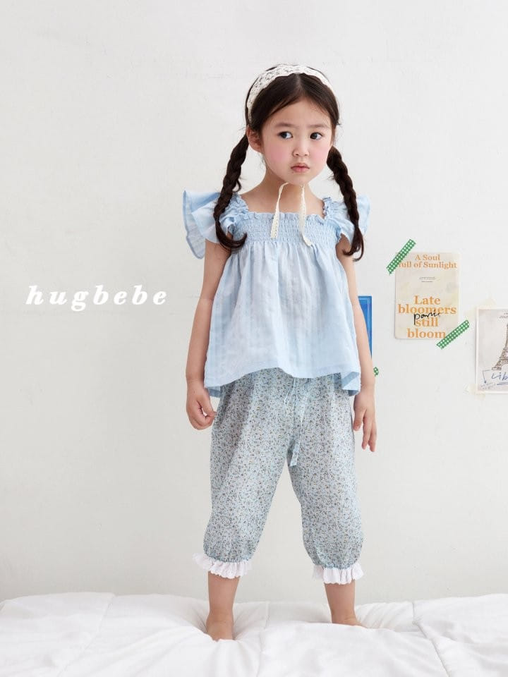 Hug Bebe - Korean Children Fashion - #kidsstore - Frill Wing L Blouse - 7