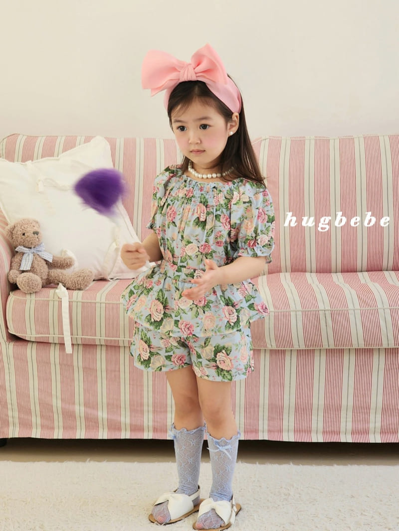 Hug Bebe - Korean Children Fashion - #kidsstore - Floria Top Bottom Set