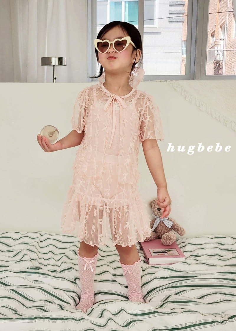 Hug Bebe - Korean Children Fashion - #kidsstore - Ribbon Lace Skirt - 2