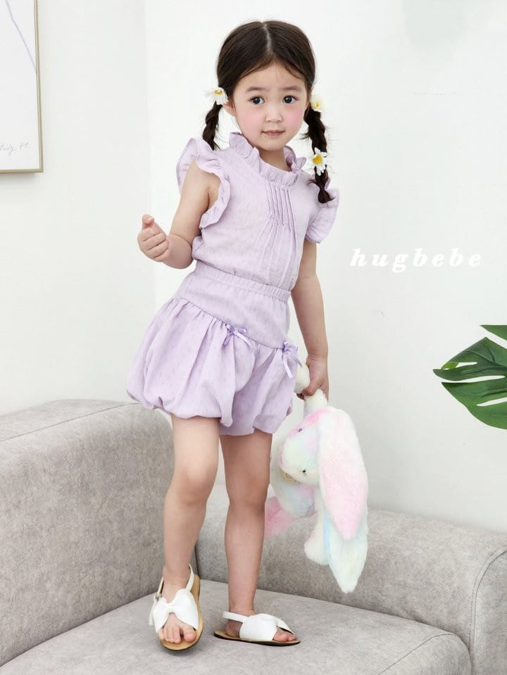 Hug Bebe - Korean Children Fashion - #kidzfashiontrend - Baby Doll Frill Blouse - 6