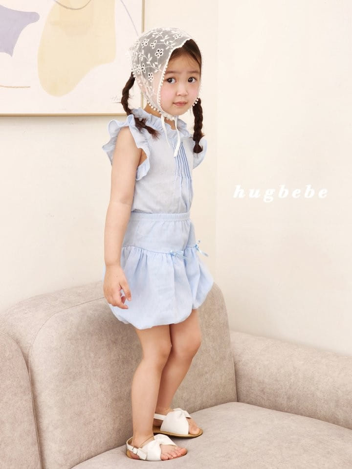 Hug Bebe - Korean Children Fashion - #kidsstore - Ribbon Balloon Pants - 4