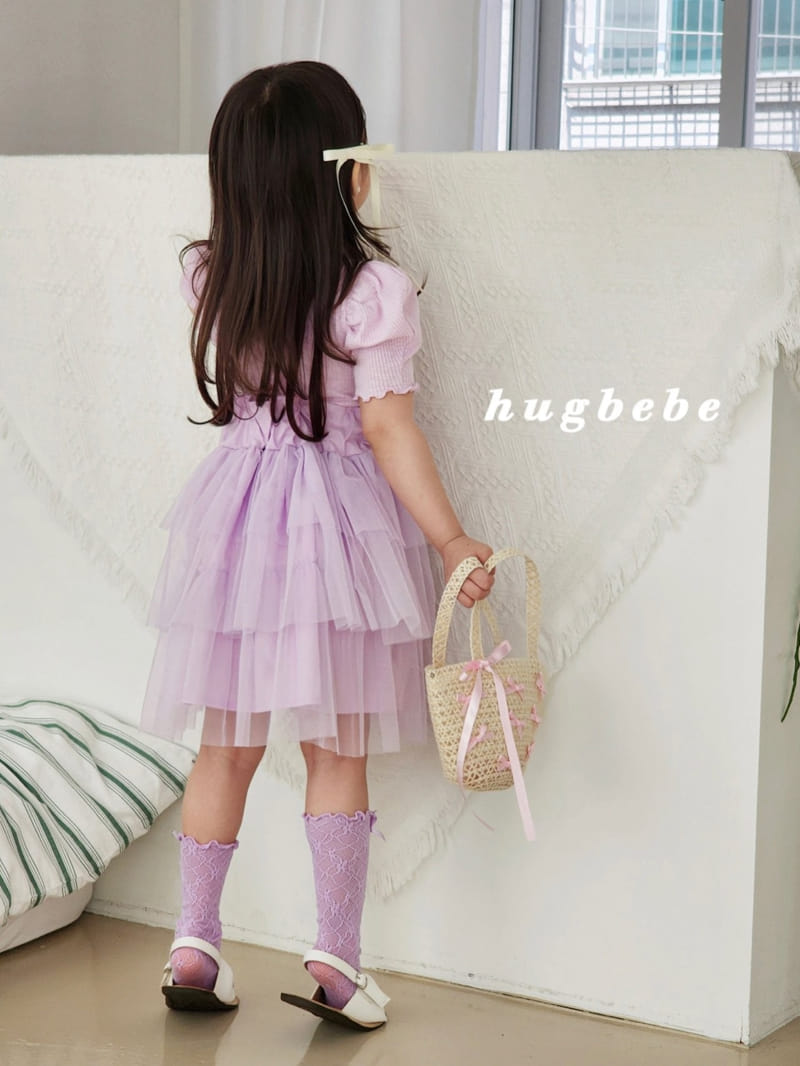 Hug Bebe - Korean Children Fashion - #kidzfashiontrend - Basic Rib Puff Tee - 5