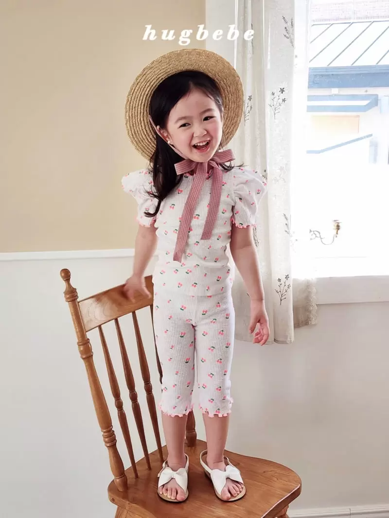 Hug Bebe - Korean Children Fashion - #magicofchildhood - Cherry Day Cropped Pants