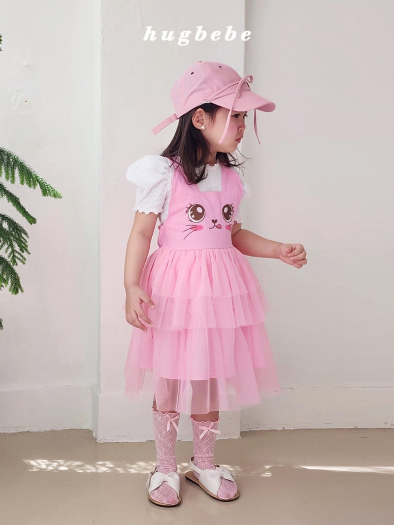 Hug Bebe - Korean Children Fashion - #magicofchildhood - Basic Rib Puff Tee - 8