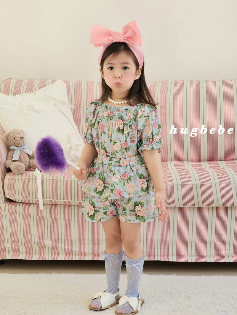 Hug Bebe - Korean Children Fashion - #minifashionista - Floria Top Bottom Set - 6