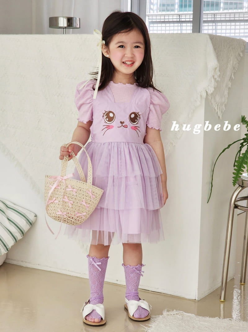 Hug Bebe - Korean Children Fashion - #minifashionista - Basic Rib Puff Tee - 9