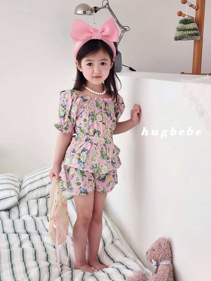 Hug Bebe - Korean Children Fashion - #prettylittlegirls - Floria Top Bottom Set - 7