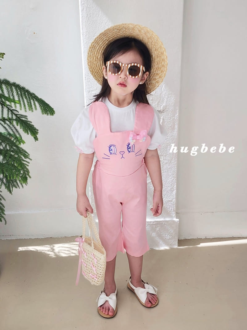 Hug Bebe - Korean Children Fashion - #toddlerclothing - Mini Ribbon Muzi Puff Tee - 10