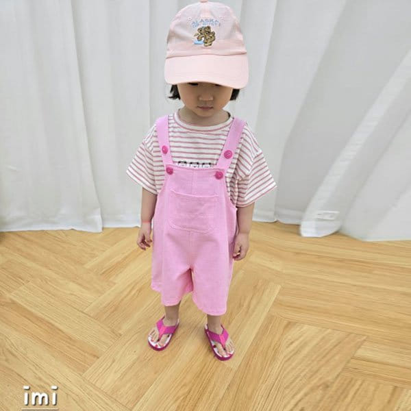 Imi - Korean Children Fashion - #kidsstore - Pig Dungarees Shorts