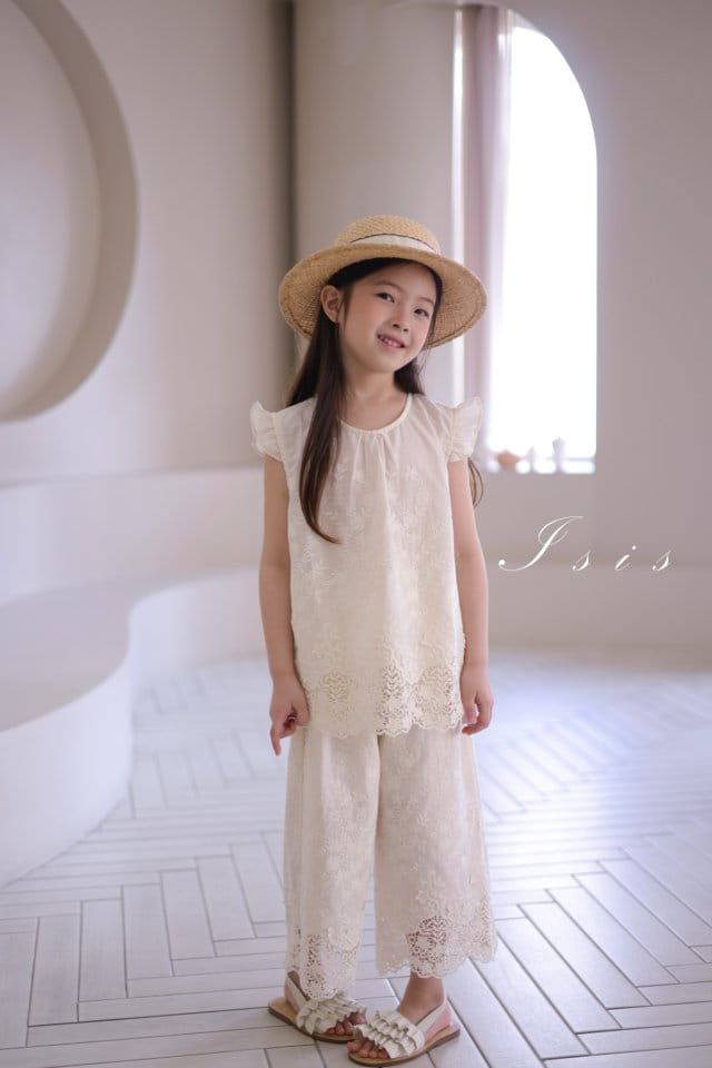 Isis - Korean Children Fashion - #Kfashion4kids - Lace Top Bottom Set - 10