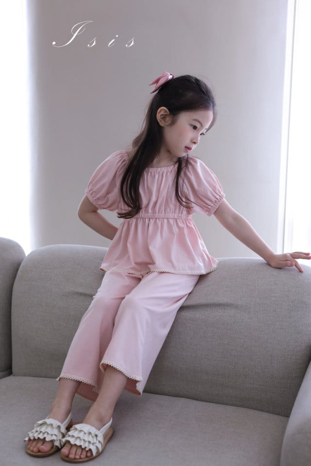 Isis - Korean Children Fashion - #Kfashion4kids - Empa Top Bottom Set - 8