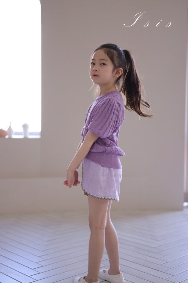 Isis - Korean Children Fashion - #childofig - Knitting Lace Shorts - 7