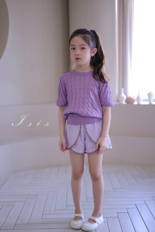 Isis - Korean Children Fashion - #childofig - Knitting Lace Shorts - 8