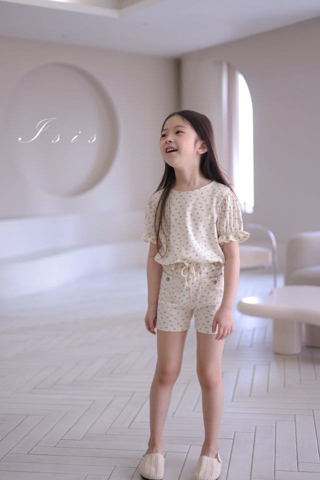 Isis - Korean Children Fashion - #childofig - Star Flower Top Bottom Set - 4