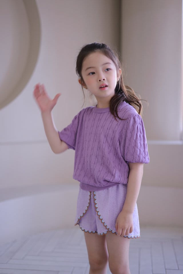 Isis - Korean Children Fashion - #childrensboutique - Knitting Lace Shorts - 9