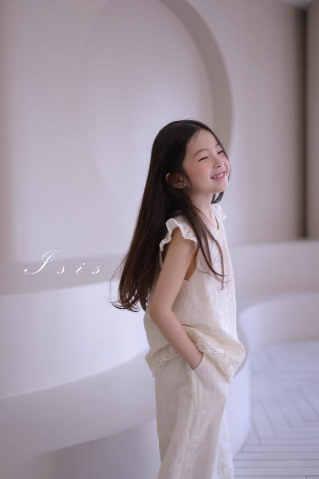 Isis - Korean Children Fashion - #discoveringself - Lace Top Bottom Set - 5