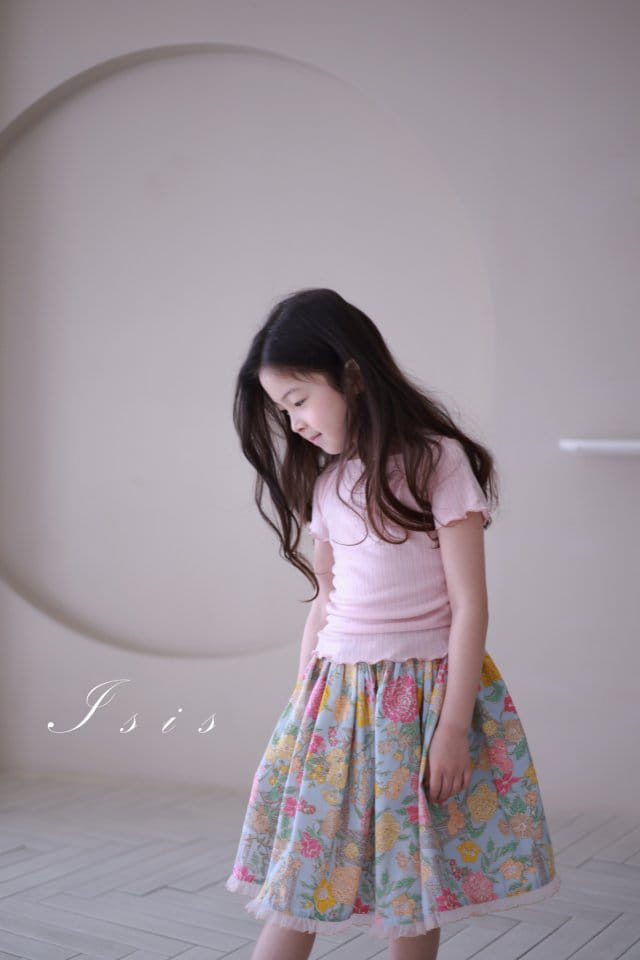 Isis - Korean Children Fashion - #kidsshorts - Shoulder Lip Tee