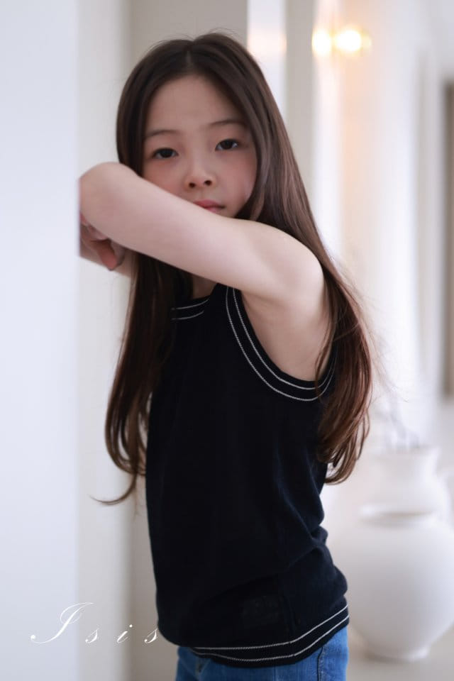 Isis - Korean Children Fashion - #kidsshorts - L Sleeveless Tee - 8