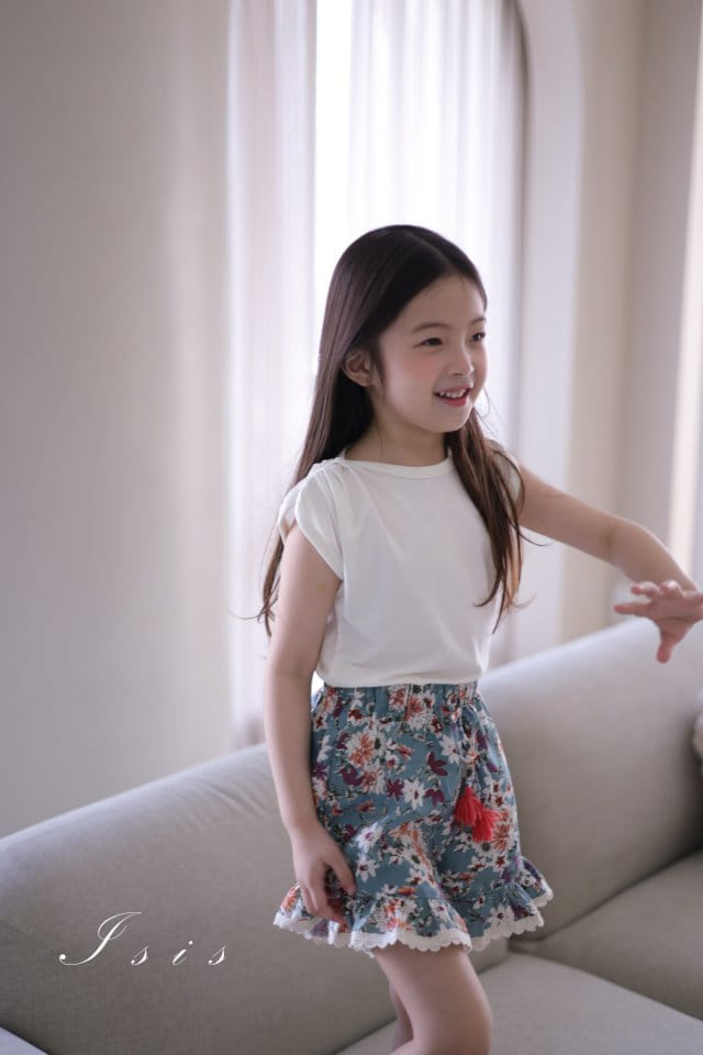 Isis - Korean Children Fashion - #kidzfashiontrend - Boat Neck Wrinkle Tee - 7